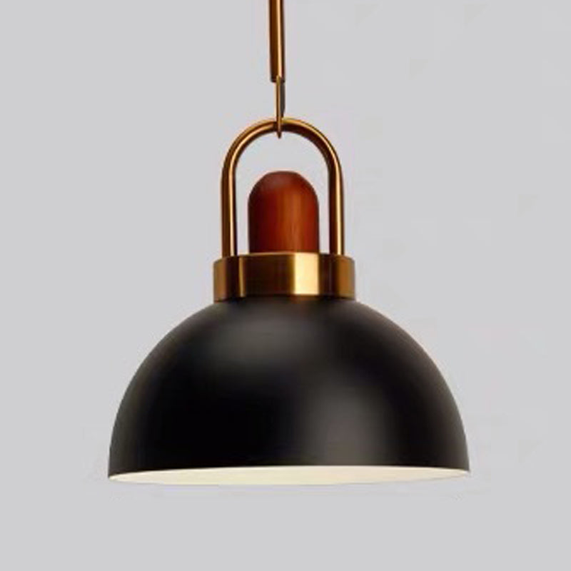 Bowl Shape Hanging Lighting Modern Style Metal Hanging Lamp for Bedroom