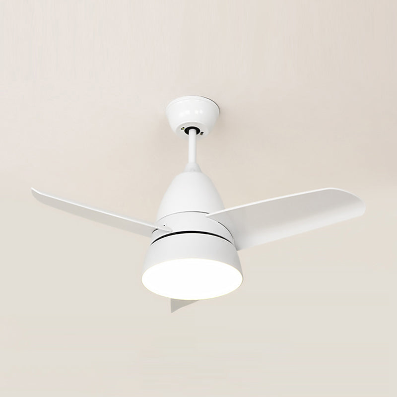 Metal Fan Ceiling Lights Modern Style 2 Lights Flush Mount Lamp