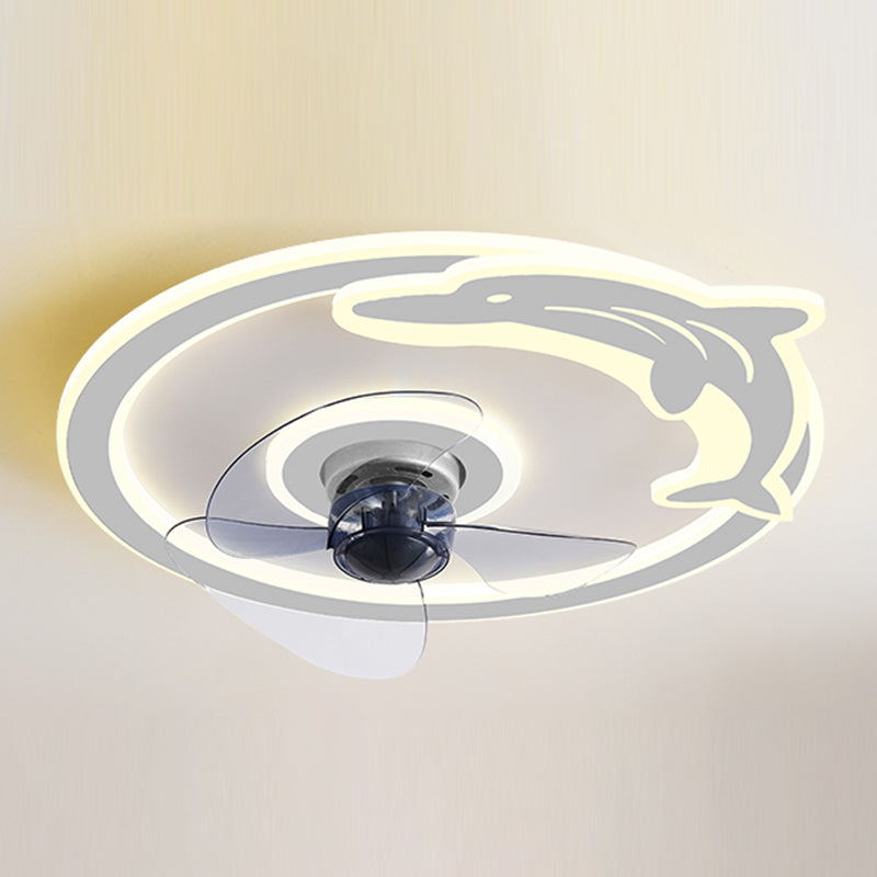 Metal Round Ceiling Lights Modern Style 2 Lights Flush Mount Lamp