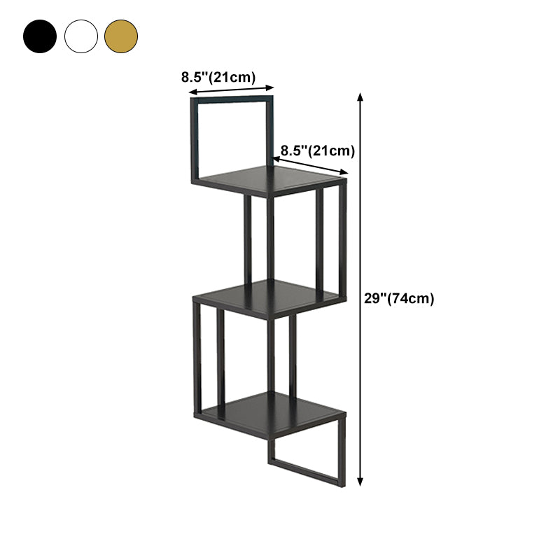Wall Mounted Bookcase Contemporary Style Bookshelf for Office Home
