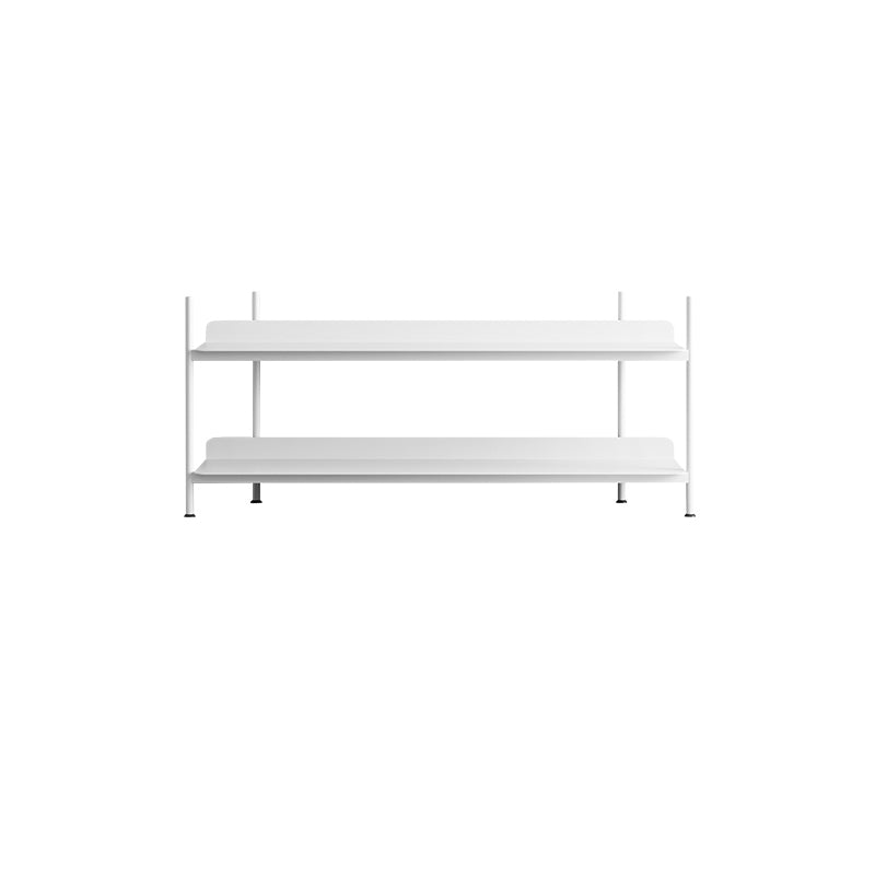 Contemporary Metal Etagere Bookshelf Open Office and Living Room Bookcase