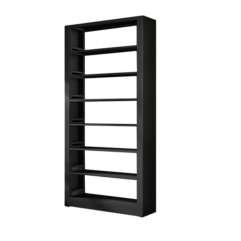 7 Shelf Metal Bookcase Contemporary Open Bookshelf for Home Office