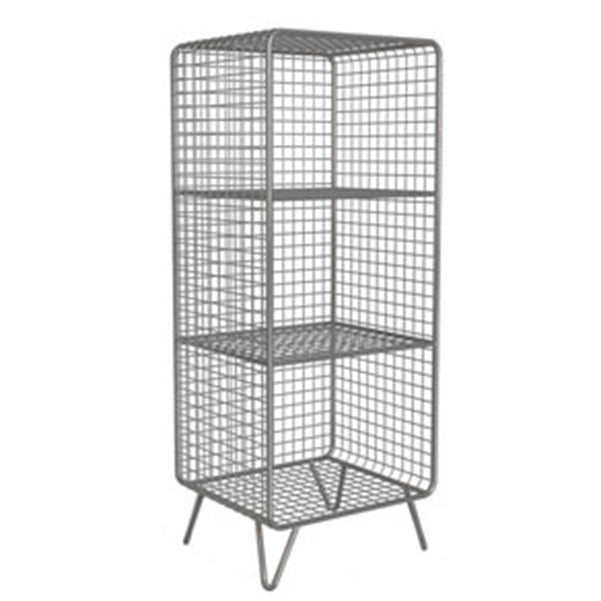 Modern Style Bookcase Standard Closed Back Metal Bookshelf for Home