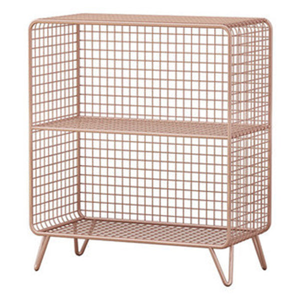 Modern Style Bookcase Standard Closed Back Metal Bookshelf for Home