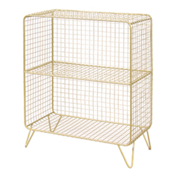 Modern Style Bookcase Standard Closed Back Metal Bookshelf for Home