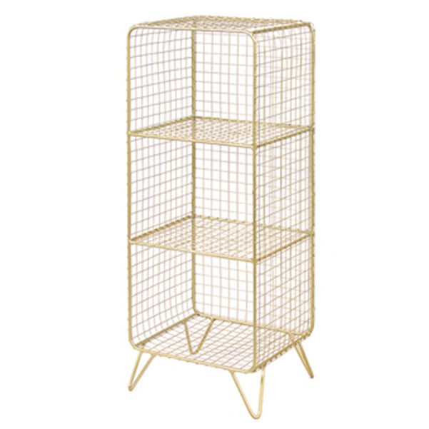 Modern Style Bookcase Standard Closed Back Metal Bookshelf for Home