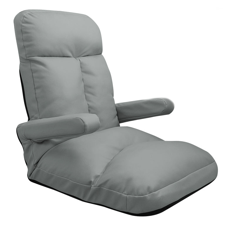 Faux Leather/Linen Chair 20.8 "L x 21.6"W x 25.9"H Convertible Chair