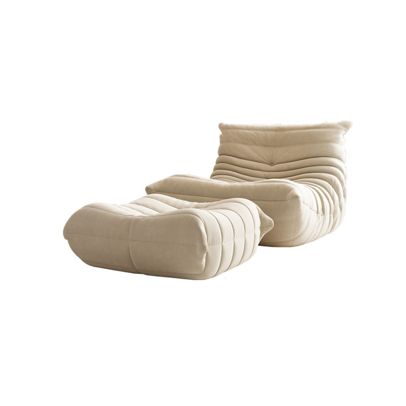 Fabric/Faux Leather Chair 33.4" L x  43.3" W x 30.3 " H Armless Chair for Living Room