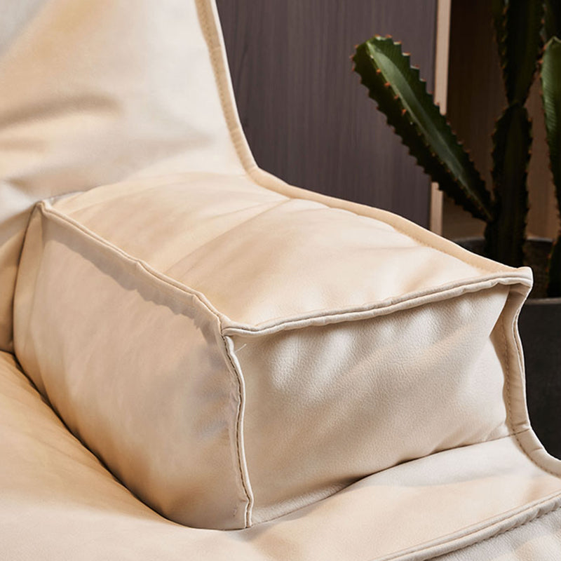 Faux Leather Arm Chair 39.3"L x 35.4" W x 25.5" H Arms Included Chair for Bedroom