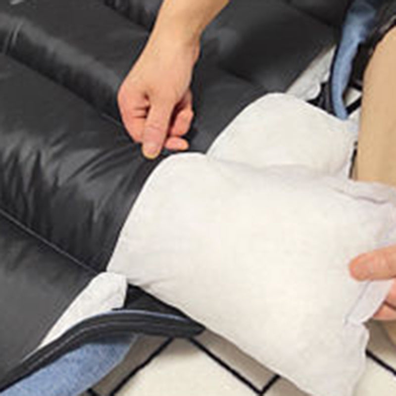 Fabric Slipper Chair 39.3" L x 21.6" W x 21.6" H Convertible Chair for Bedroom