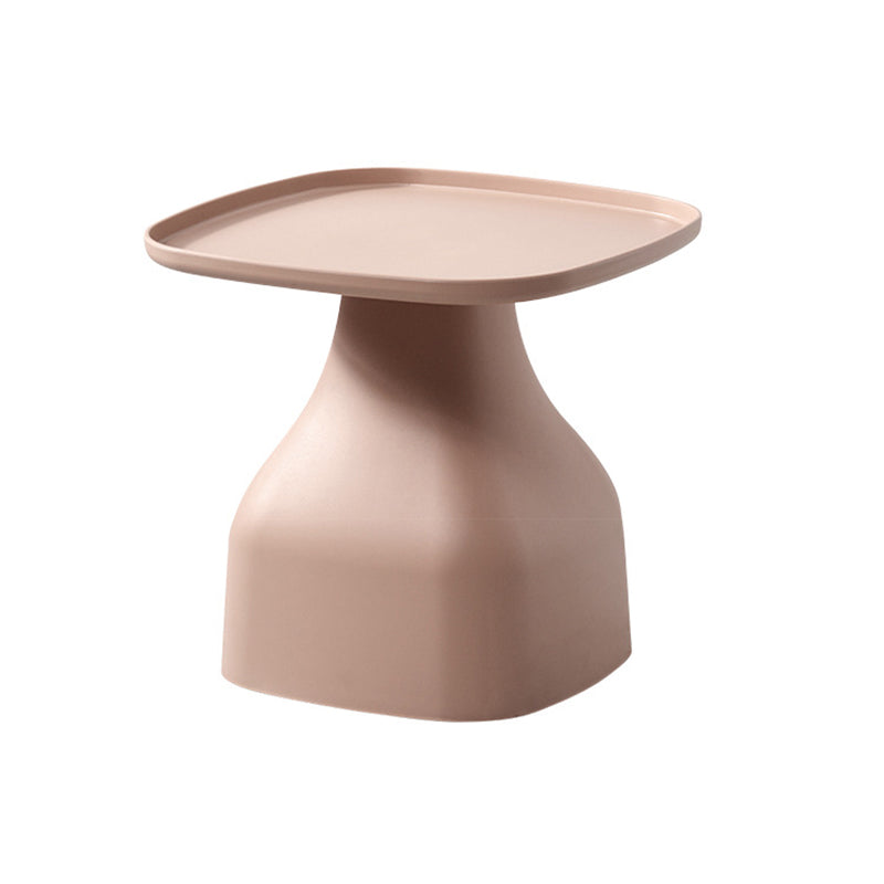 1 Single Modern Plastic Round Coffee Table Pedestal Cocktail Table