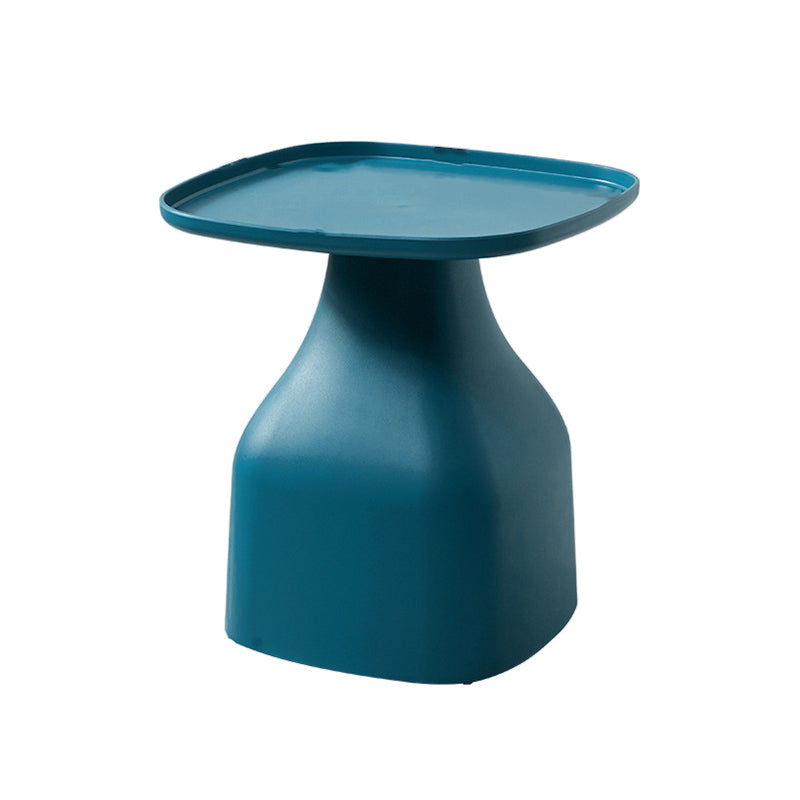 1 Single Modern Plastic Round Coffee Table Pedestal Cocktail Table