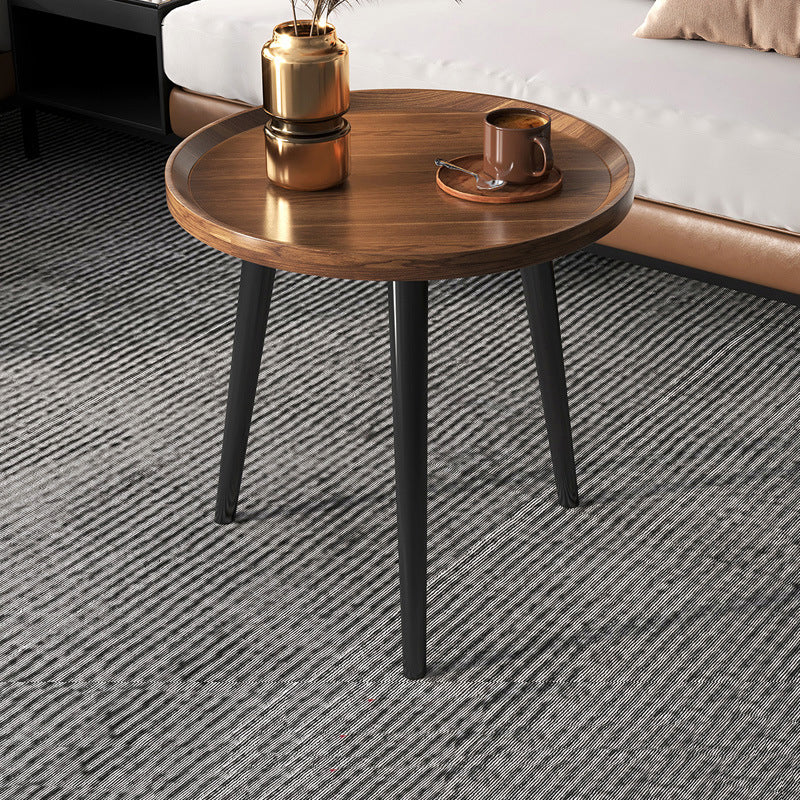Modern Tray Top Coffee Table Wooden 3 Legs Cocktail Table for Home