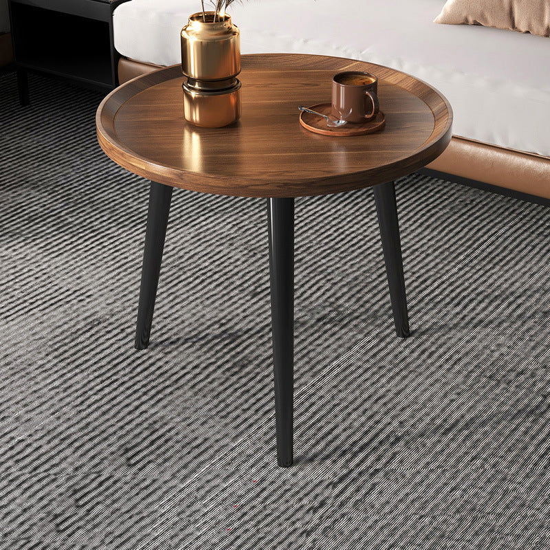 Modern Tray Top Coffee Table Wooden 3 Legs Cocktail Table for Home