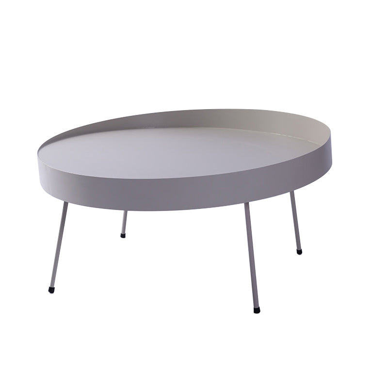 Geometric Metal Coffee Table Modern 4 Legs 15.7''/23.6''/31.5'' Cocktail Table