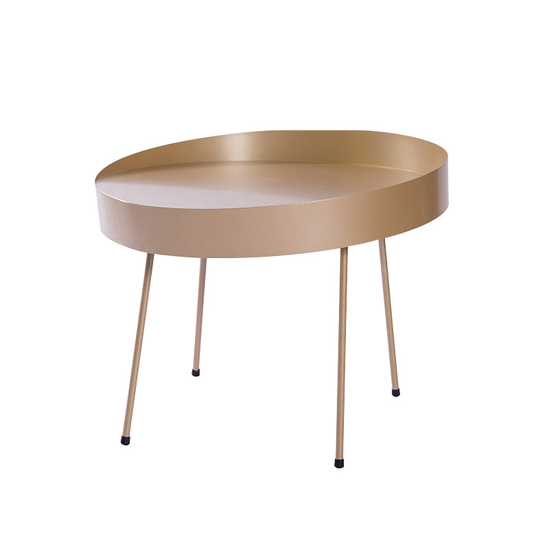 Geometric Metal Coffee Table Modern 4 Legs 15.7''/23.6''/31.5'' Cocktail Table