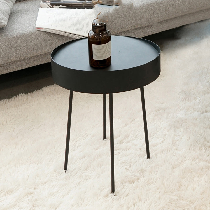Geometric Metal Coffee Table Modern 4 Legs 15.7''/23.6''/31.5'' Cocktail Table