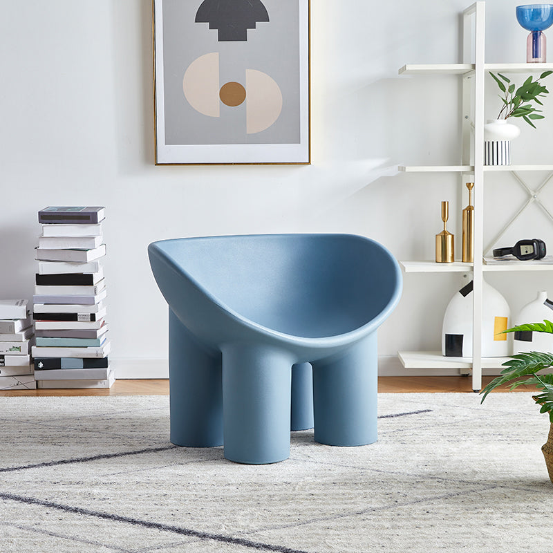 Armless PE Chair 32.6" L x 17.7 " W x 24.4 " H Chair for Bedroom