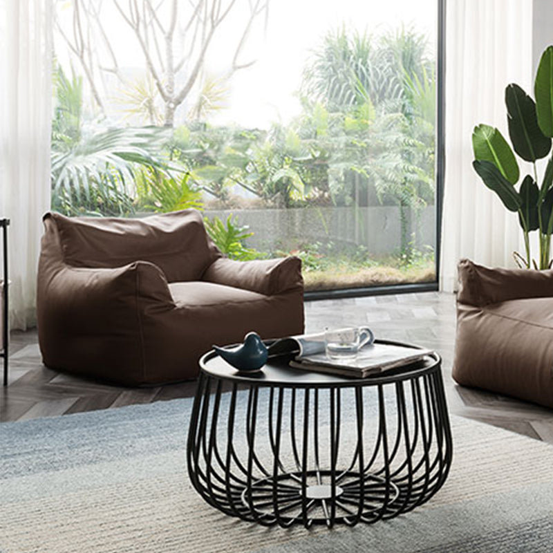 Pillow Top Arms Accent Armchair with Sewn Pillow Back for Living Room, Bedroom