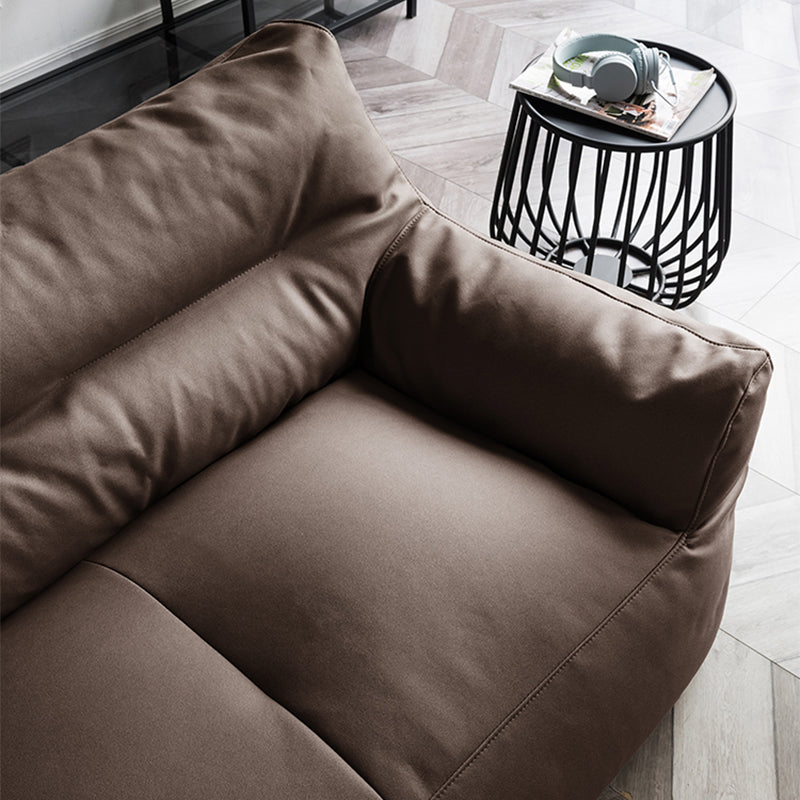 Pillow Top Arms Accent Armchair with Sewn Pillow Back for Living Room, Bedroom