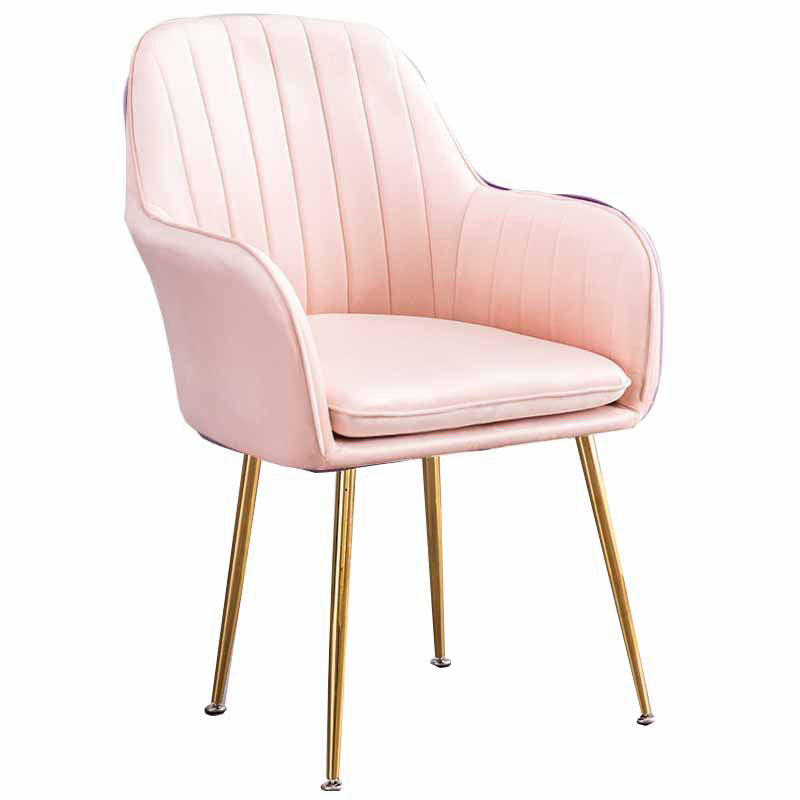 23.6"Wide Solid Color Armchair with Basic Four Legs for Bedroom