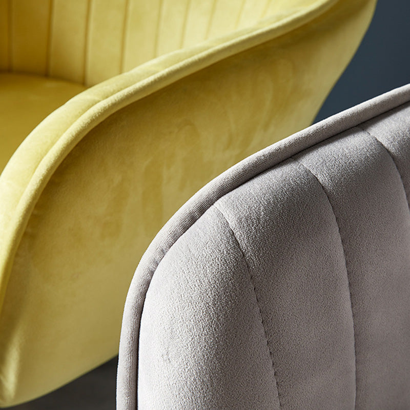 23.6"Wide Solid Color Armchair with Basic Four Legs for Bedroom