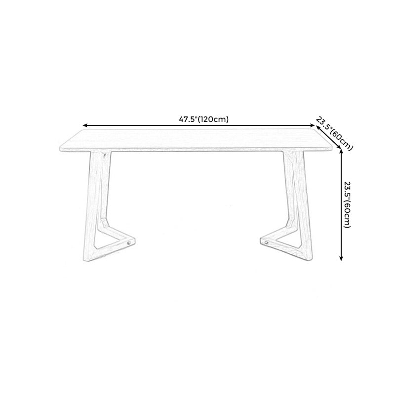 Sleigh Shaped Base Design Walnut/wood Rubber Wood Rectangular & Oval Coffee Table
