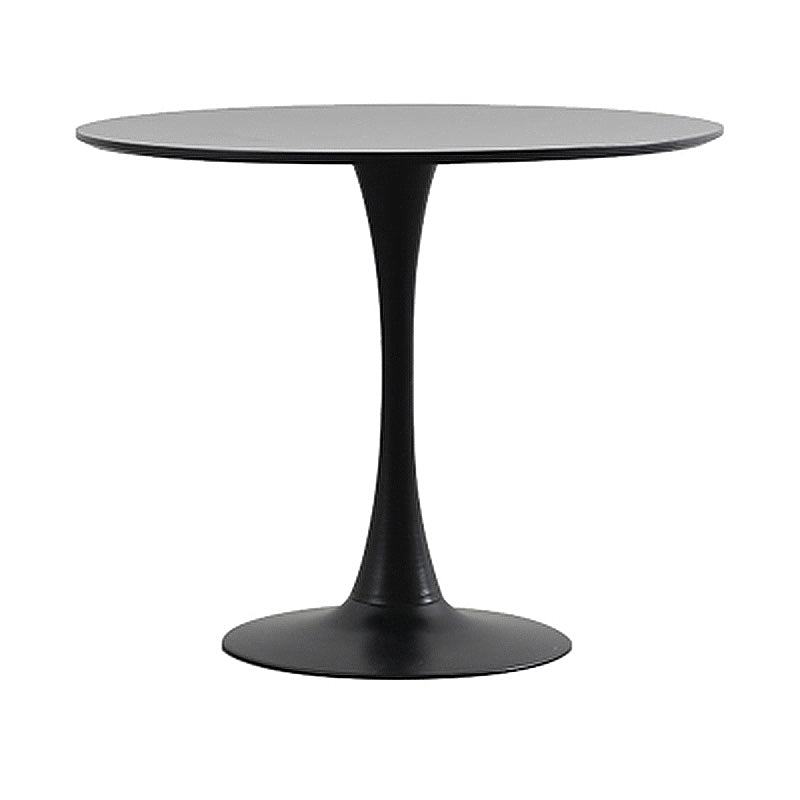 29.1"H Round Solid Color Slate Coffee Table 1 Single Modern Cocktail Table
