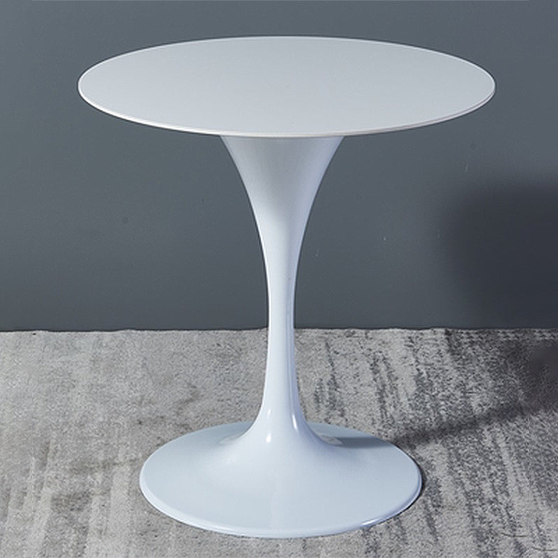 29.1"H Round Solid Color Slate Coffee Table 1 Single Modern Cocktail Table