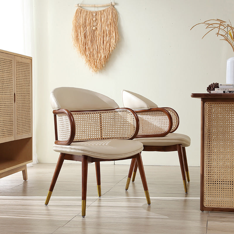Linen Chair Solid Wood Frame Arms Included Chair for Living Room