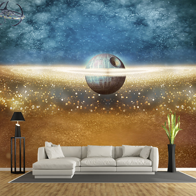 Environment Friendly Resistant Mural Wallpaper Universe Living Room Wall Mural