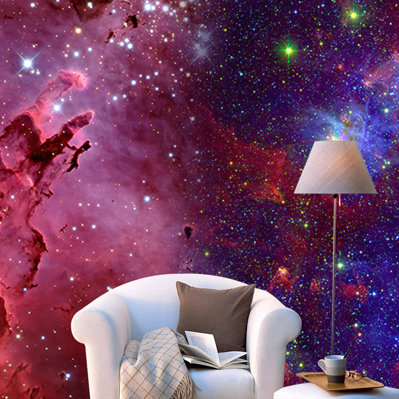 Photography Wall Mural Wallpaper Nebula Sitting Room Wall Mural