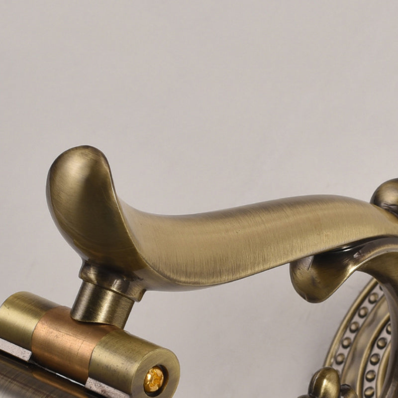 Linear Metallic Vanity Wall Light Modernist Style 16"/21.5" Wide LED Brass/Gold Finish Wall Mount Lighting over Mirror