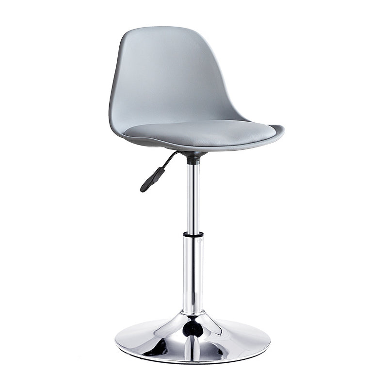 Contemporary Style Bar Stool Liftable Counter Bar Stool with Metal Legs