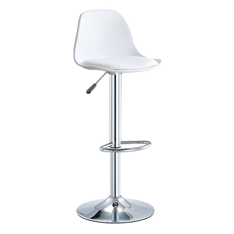 Contemporary Style Bar Stool Liftable Counter Bar Stool with Metal Legs