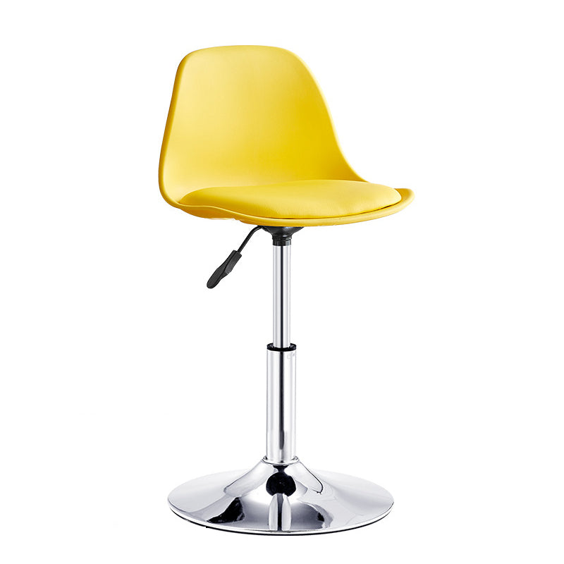Contemporary Style Bar Stool Liftable Counter Bar Stool with Metal Legs