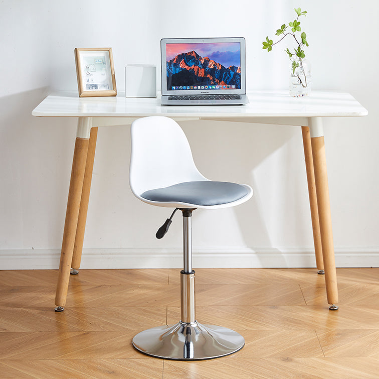 Contemporary Bar-stool Liftable Counter Bar Stool with Metal Legs