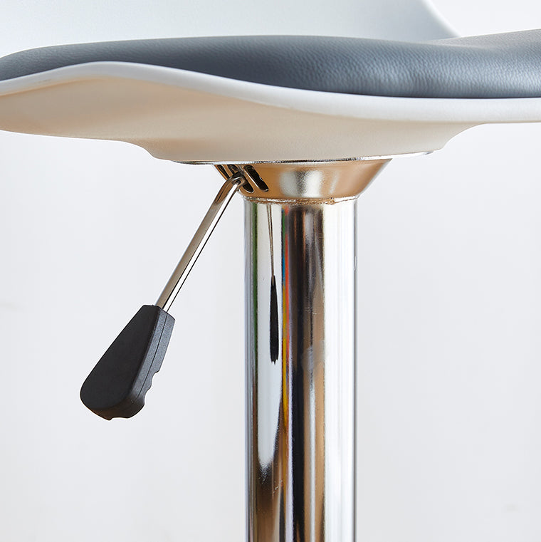 Contemporary Bar-stool Liftable Counter Bar Stool with Metal Legs