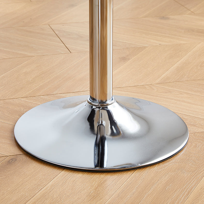 Contemporary Bar-stool Liftable Counter Bar Stool with Metal Legs