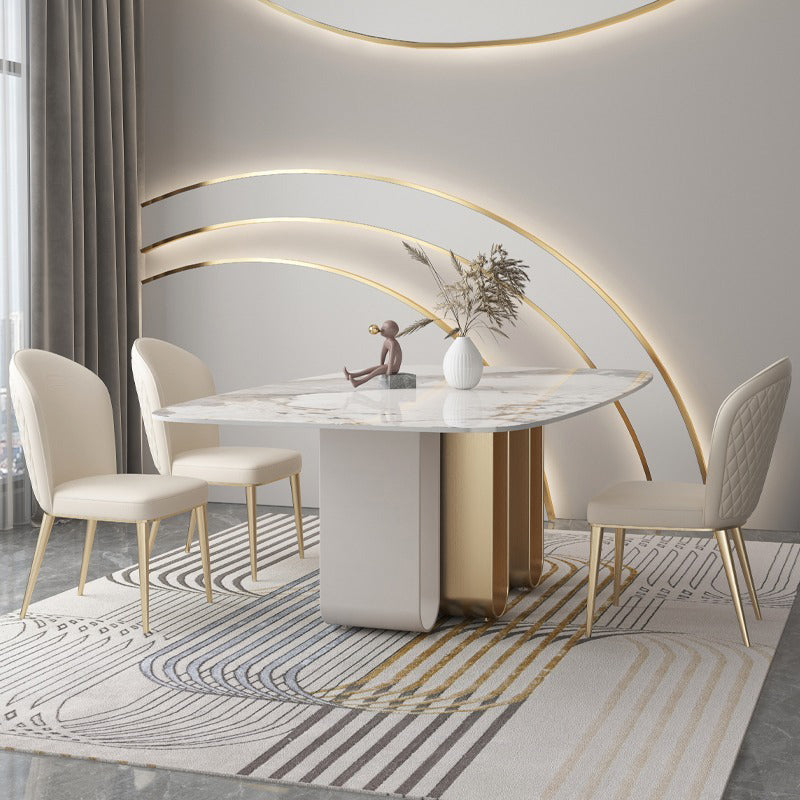 Designer Style 1/2/4/5/6/9 Pieces Dining Set Sintered Stone Dining Table Set