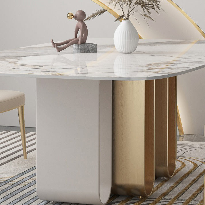 Designer Style 1/2/4/5/6/9 Pieces Dining Set Sintered Stone Dining Table Set