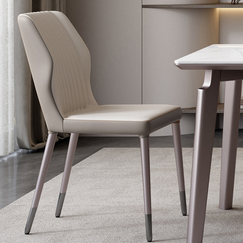 Modern 1/3/4/5/6 Pcs Dining Chairs Set Sintered Stone Dining Room Set