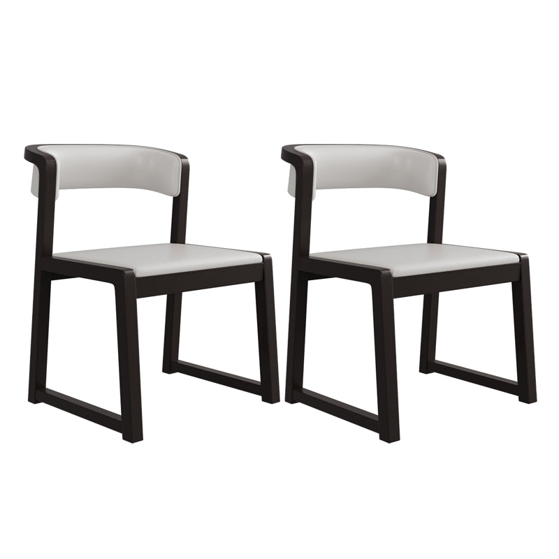 Modern Style Dining Chairs Solid Wood Side Chairs for Dining Room