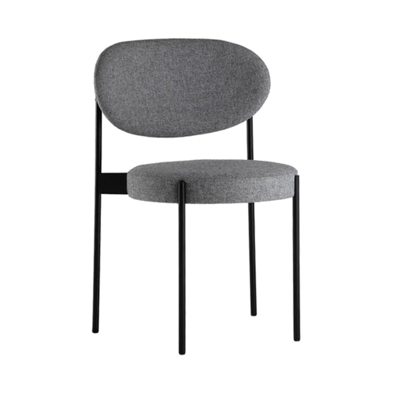 Modern Style Side Chair Open Back Armless Dining Chair for Home