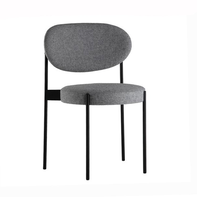 Modern Style Side Chair Open Back Armless Dining Chair for Home