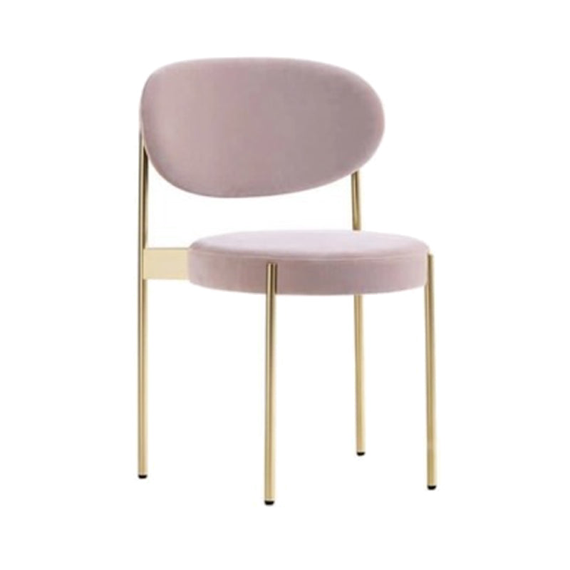 Modern Style Side Chair Open Back Armless Dining Chair for Home