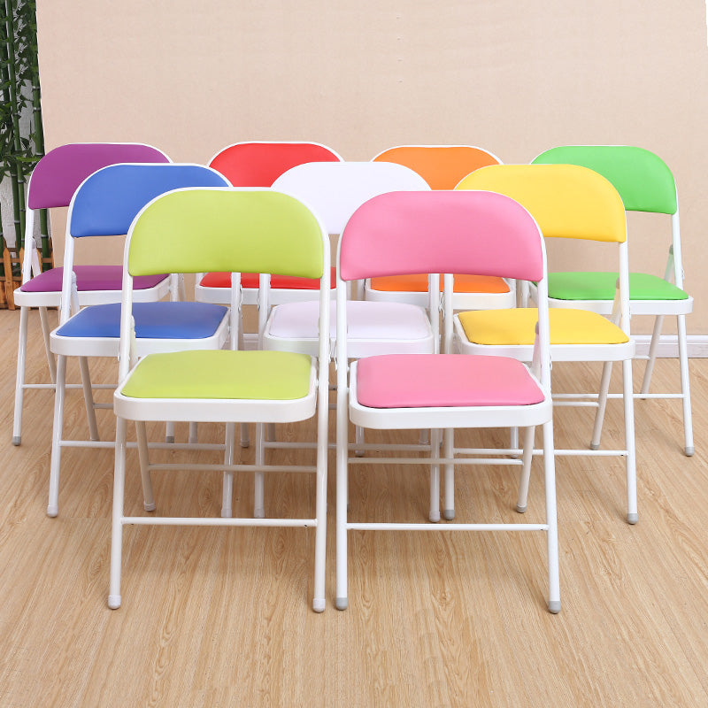 Modern Style Side Chair Open Back Folding Indoor Dining Chair