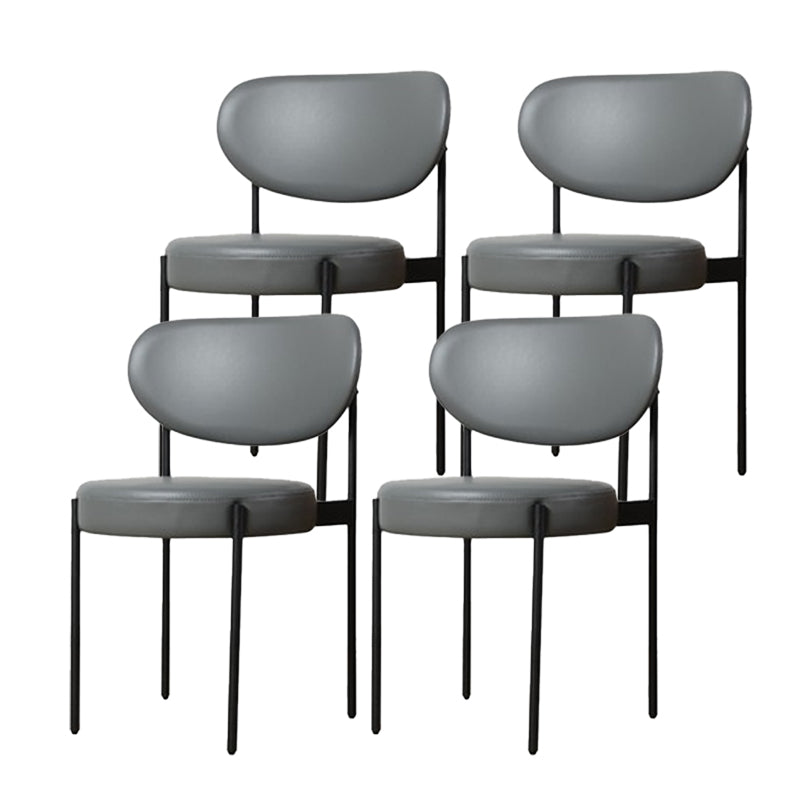 Modern Style Side Chair Open Back Dining Chair for Dining Room