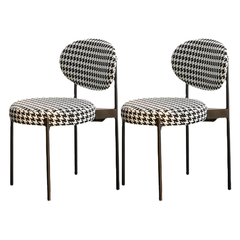 Modern Style Side Chair Open Back Dining Chair for Dining Room