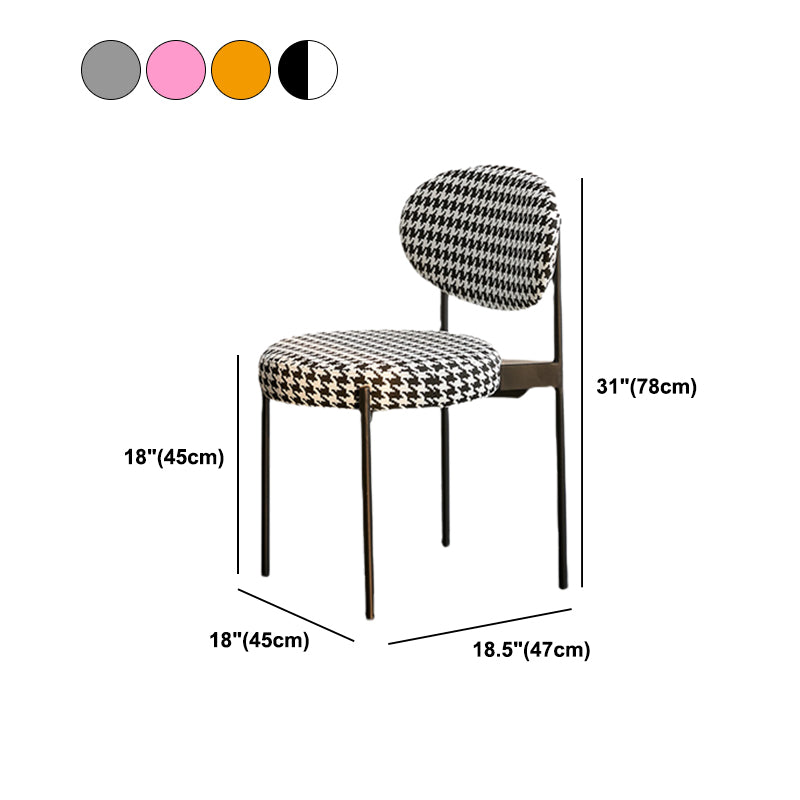 Modern Style Side Chair Open Back Dining Chair for Dining Room